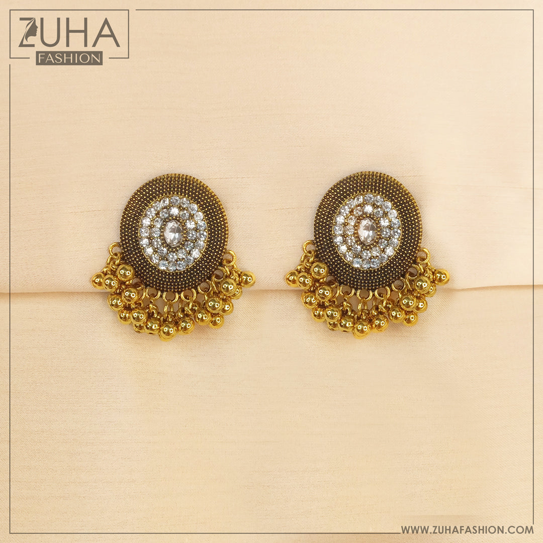 Antique Golden Earrings 0353