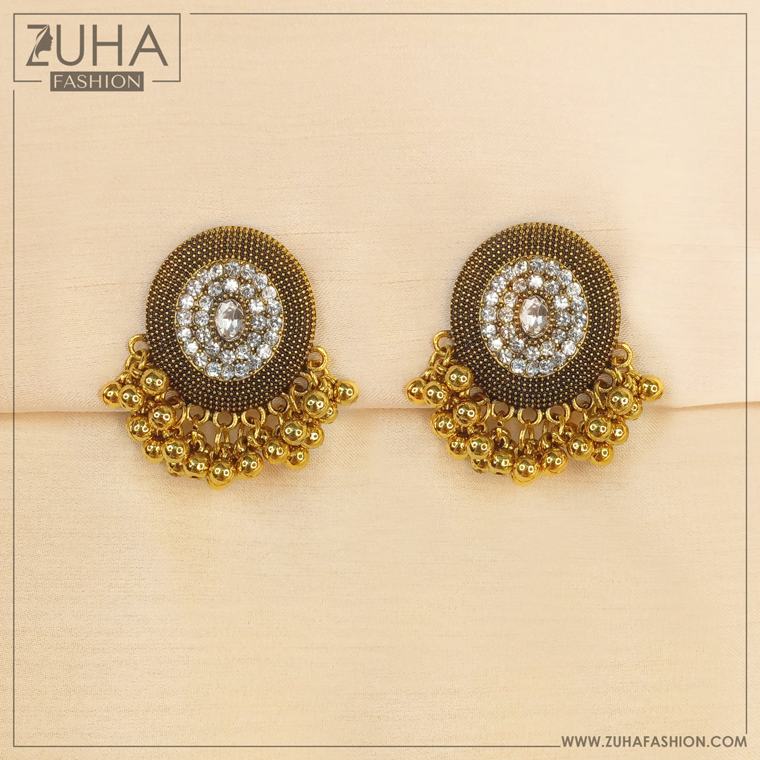 Antique Golden Earrings 0353
