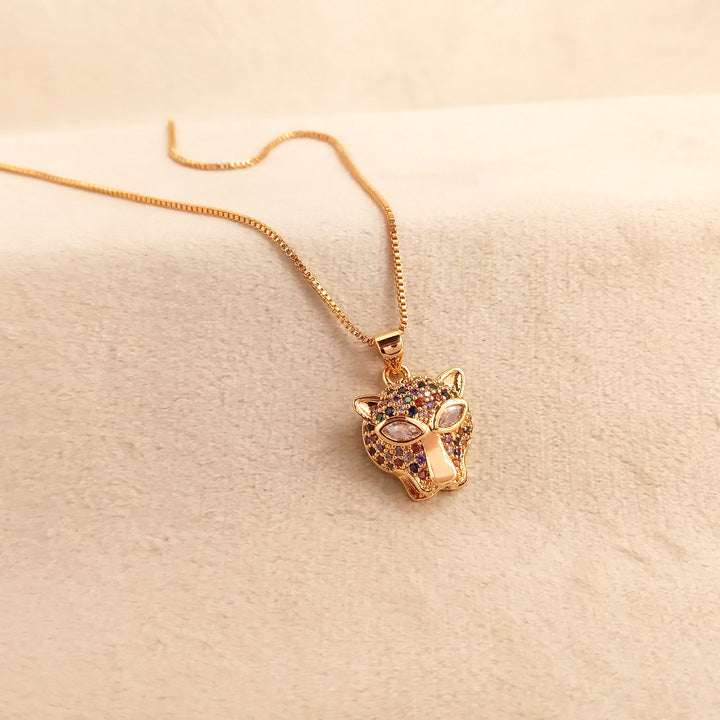 cheetah locket for girls