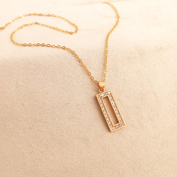 gold bar locket