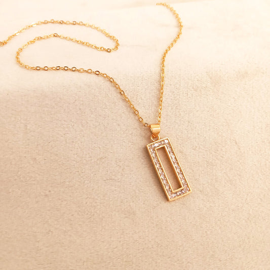 gold bar locket
