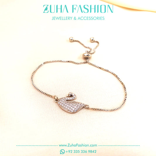Swan Chain Bracelet for Girls 0955