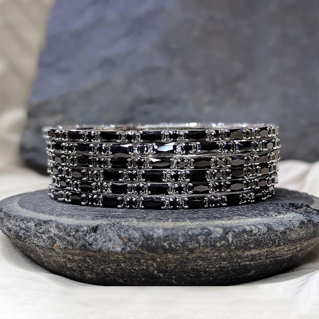Zircon Black Bangle Set 1561