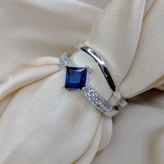 Aurora Blue Adjustable Ring 4141