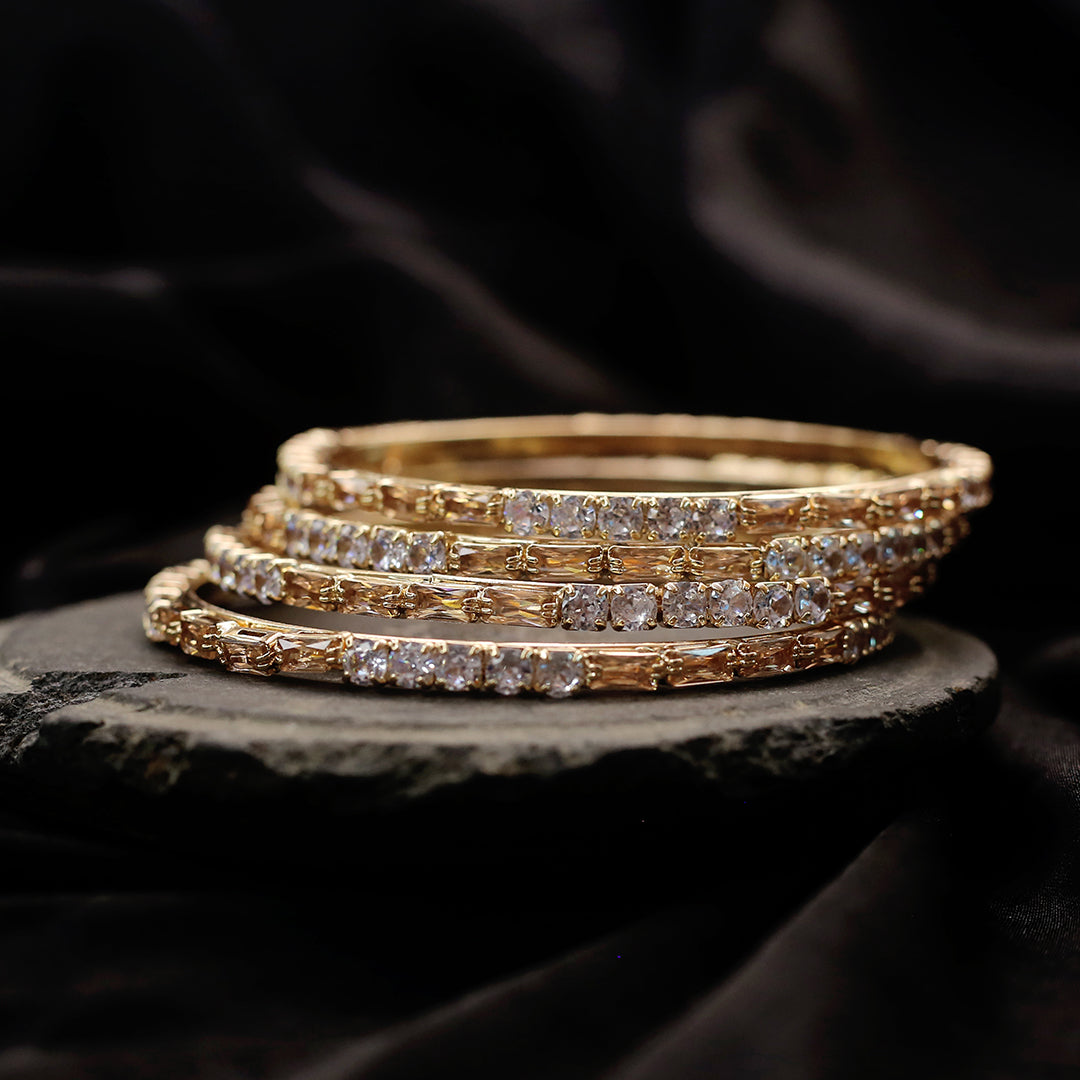 Cubic Zirconia Bangle Set 1562