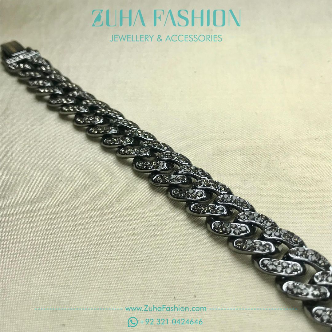 Men's Black Diamond Bracelet