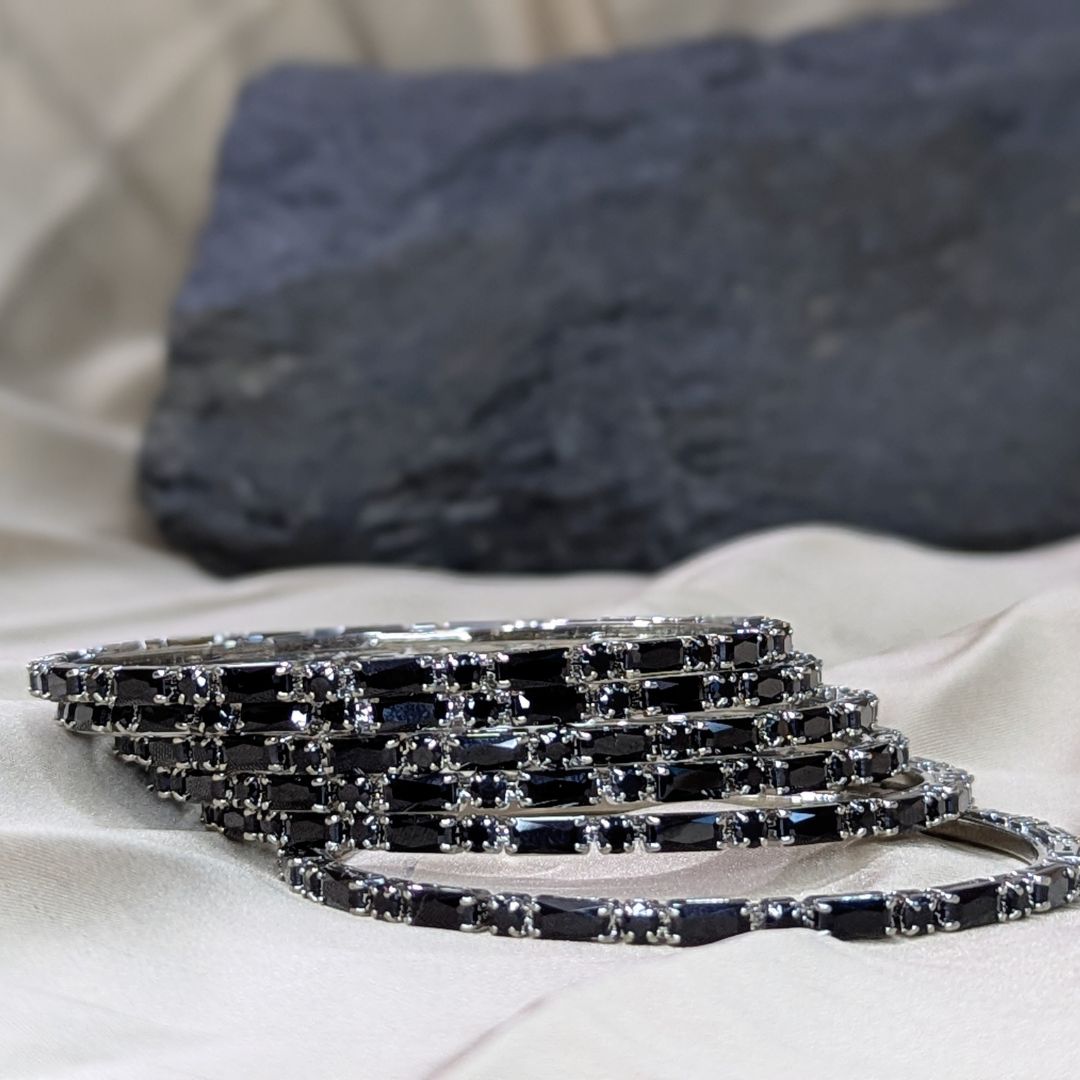 Zircon Black Bangle Set 1561