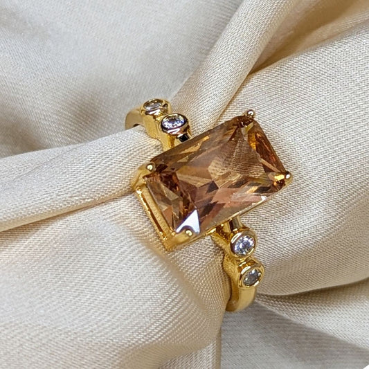 Elegant Champage Adjustable Ring 4130