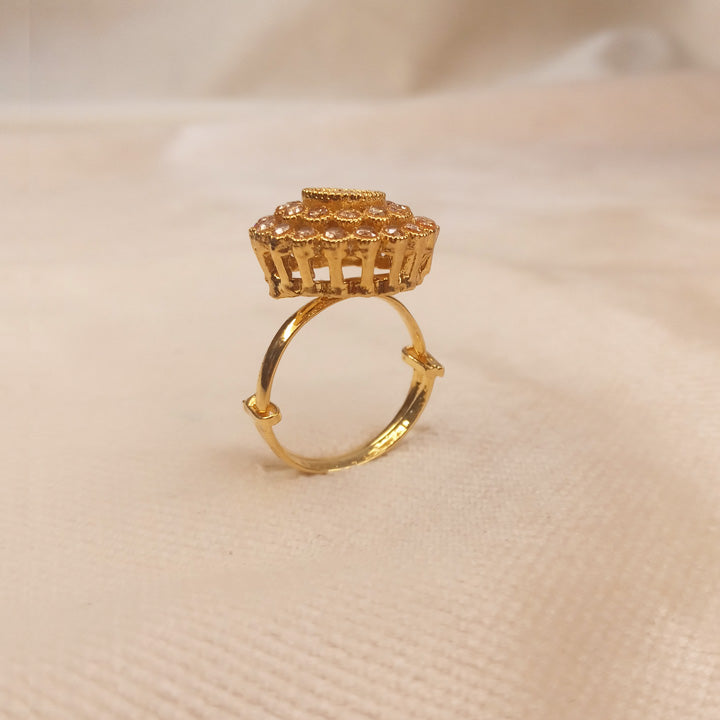kundan ring for girls