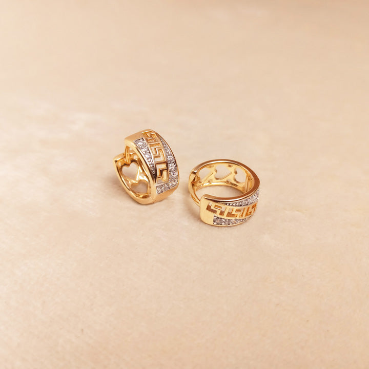 Golden Versace Bali Earrings 0286