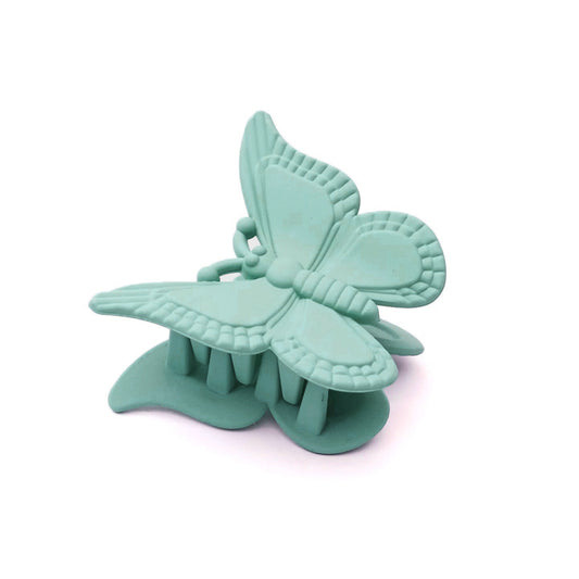 Large Butterfly Hair Catcher Olive 0813