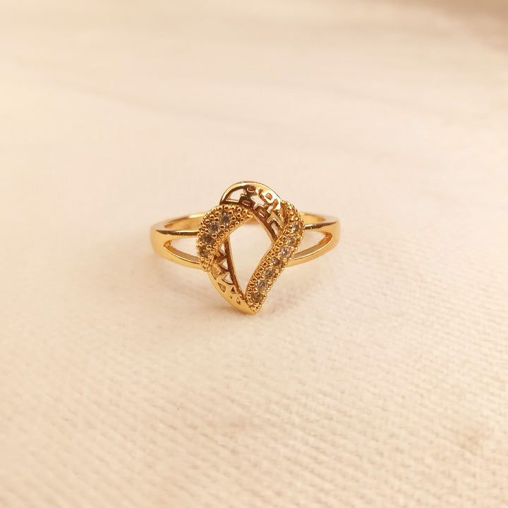 Gold Style Ring for Girls 0596