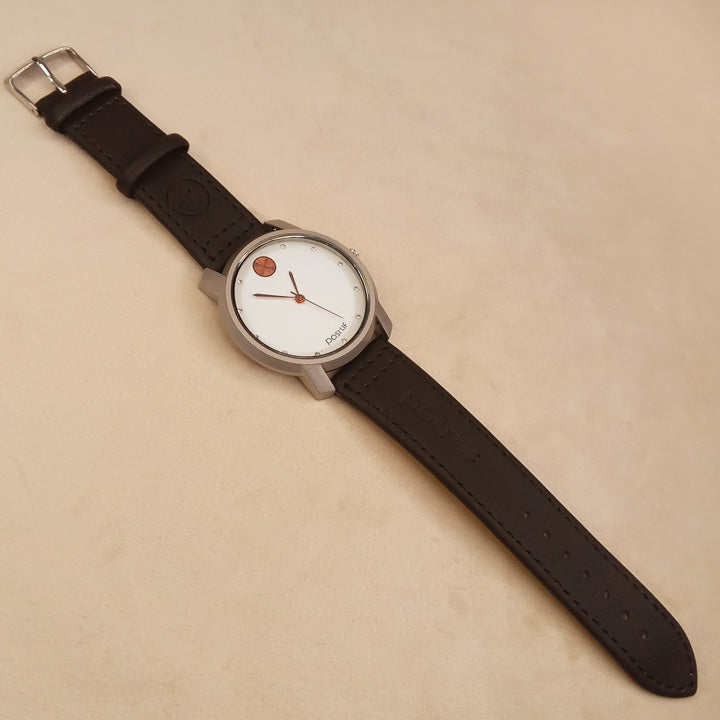 Black Leather strap Gents Watch 0565