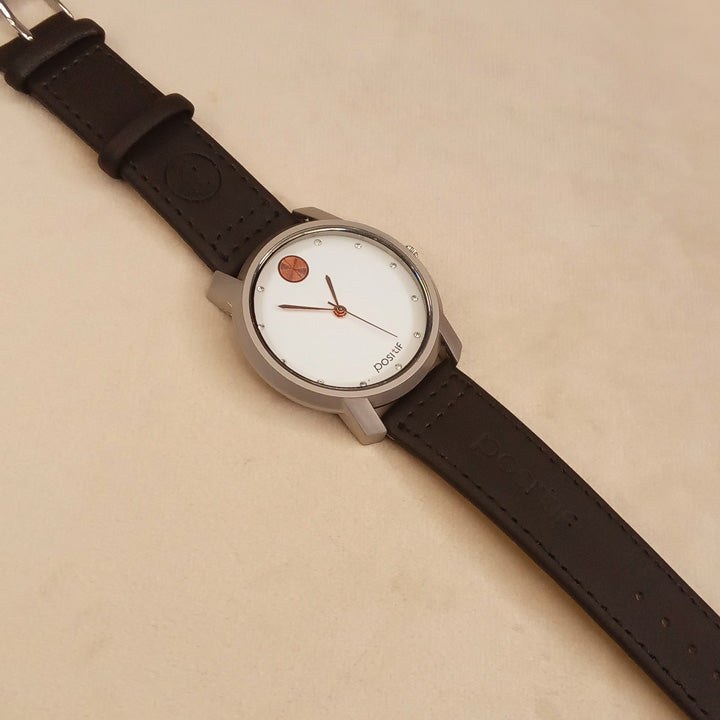 Black Leather strap Gents Watch 0565