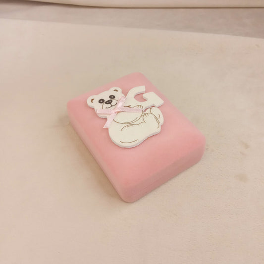pink velvet locket box