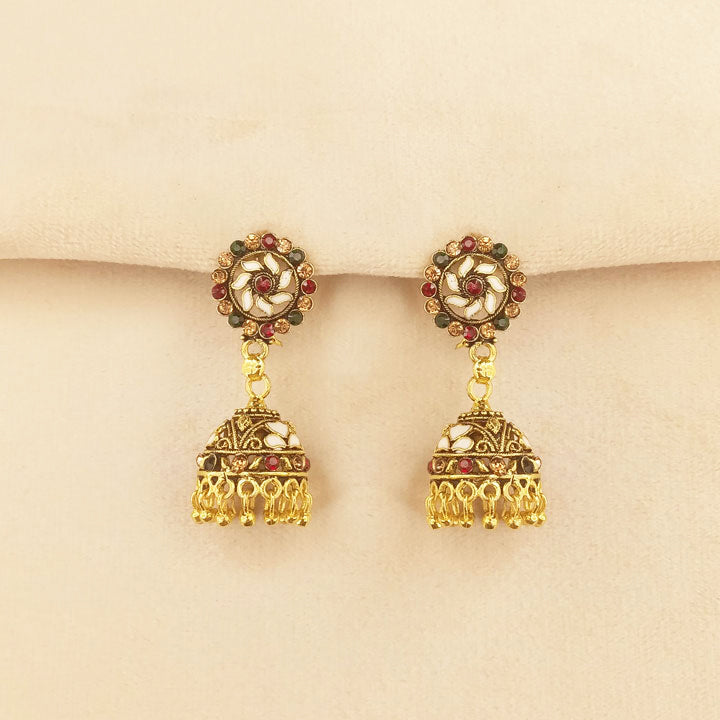 Multicolor Jumka Earrings 0652