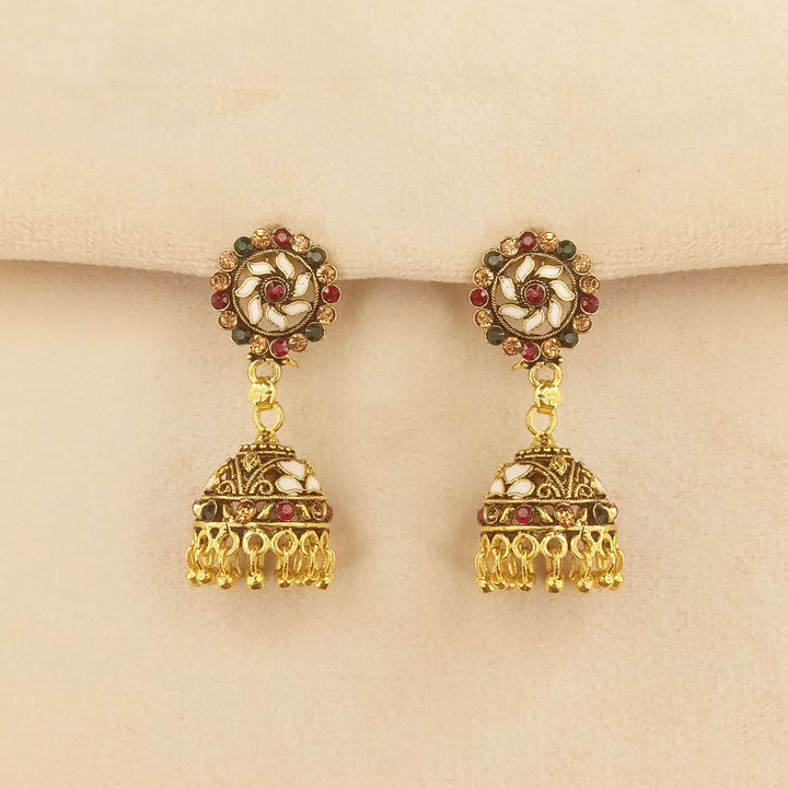 Multicolor Jumka Earrings 0652