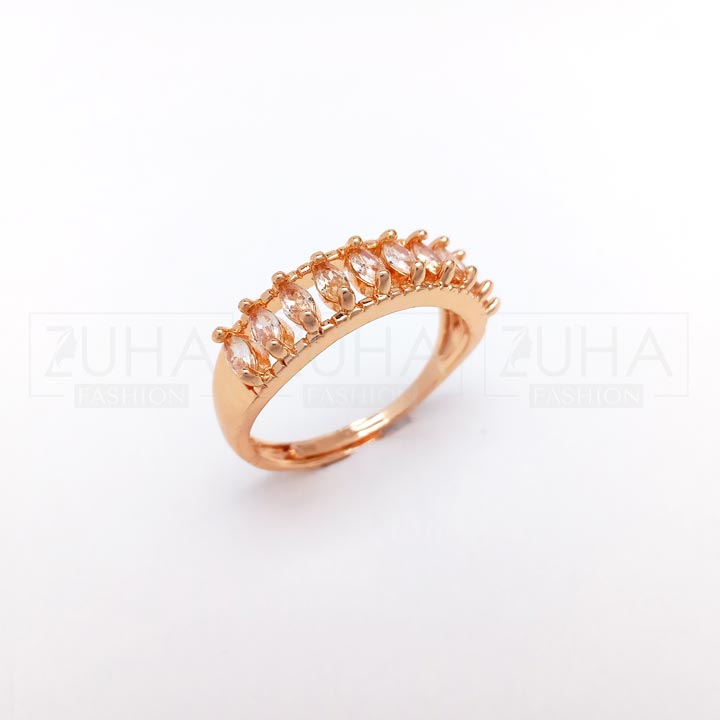 zircon gold ring for girls