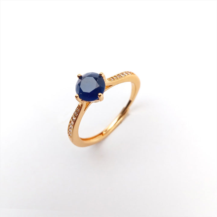 blue diamond ring
