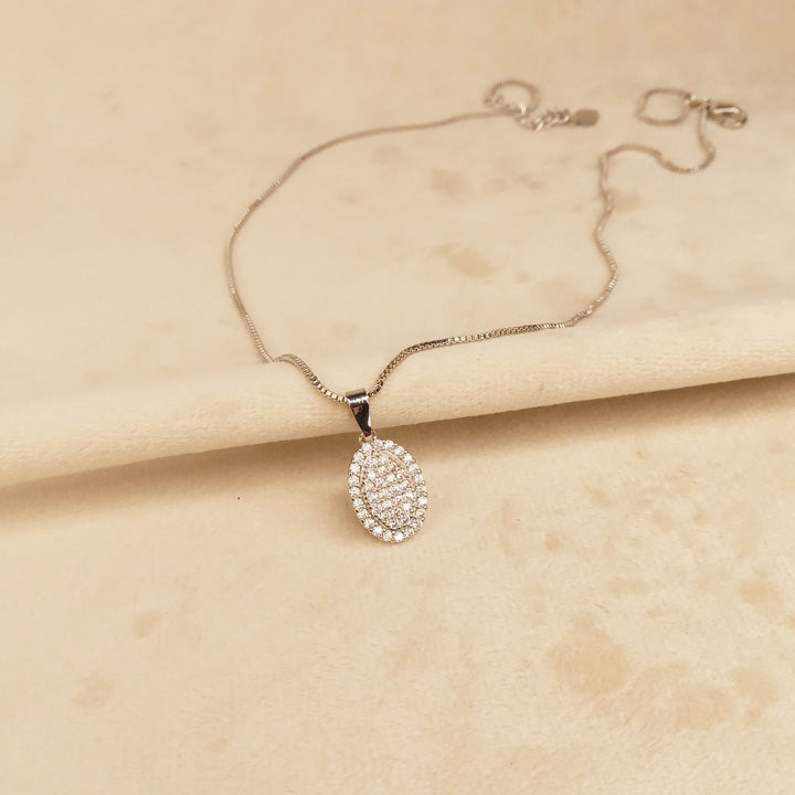 Silver Crystal Locket for Girls 0602