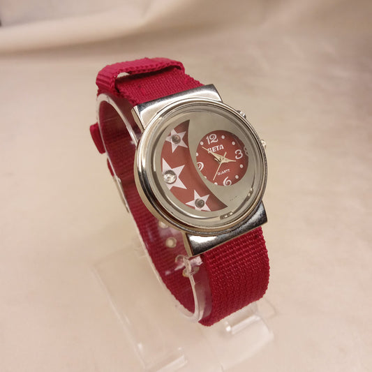Red Strap Wrist Watch 0562