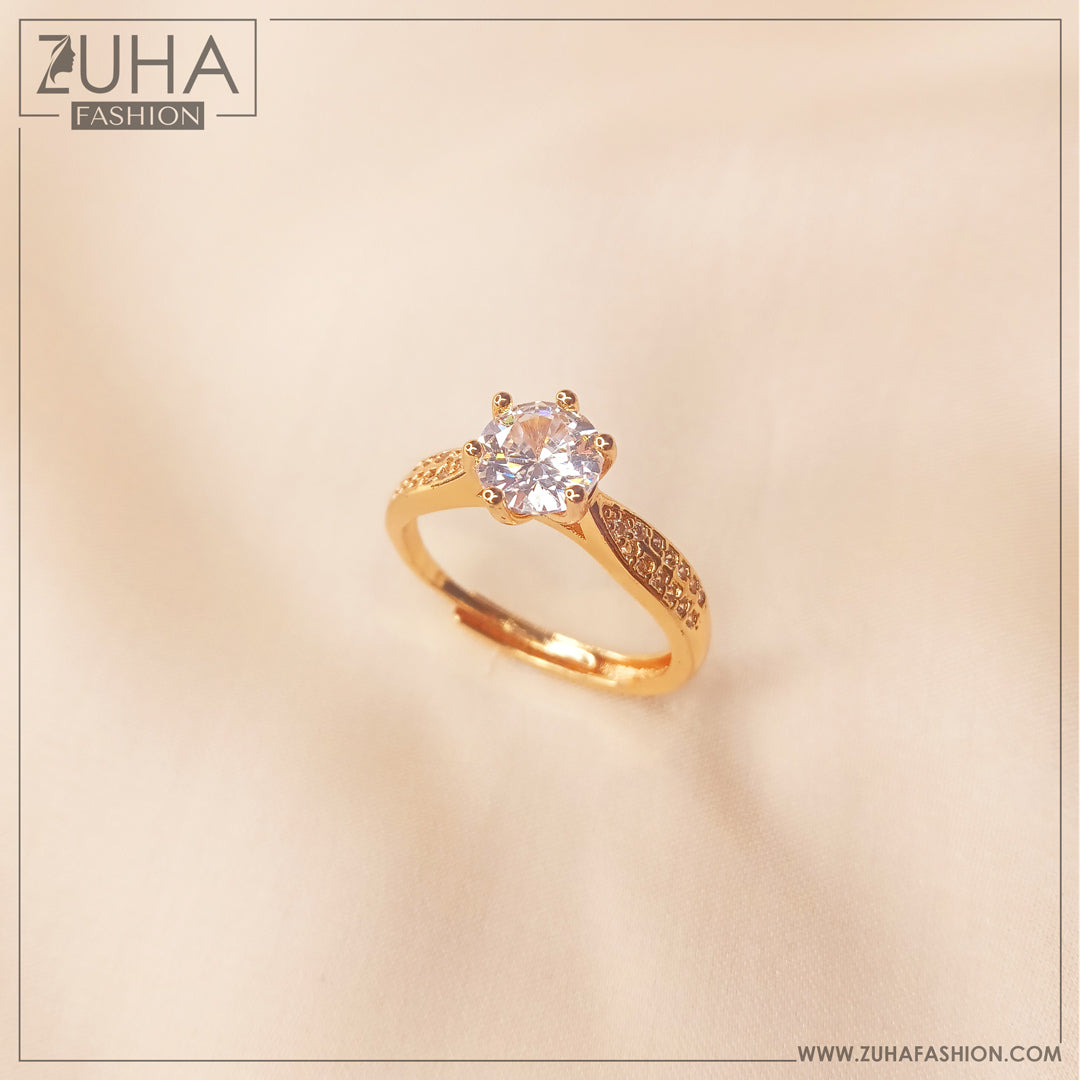 Solitaire Golden Ring 0463