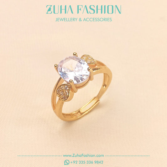 Adjustable Golden Ring for Girls 0927