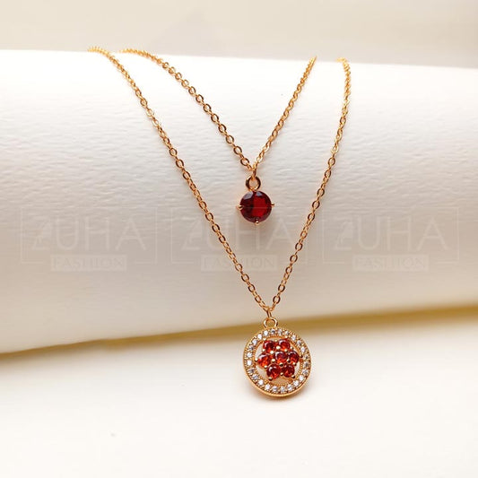 double chain mala for girls
