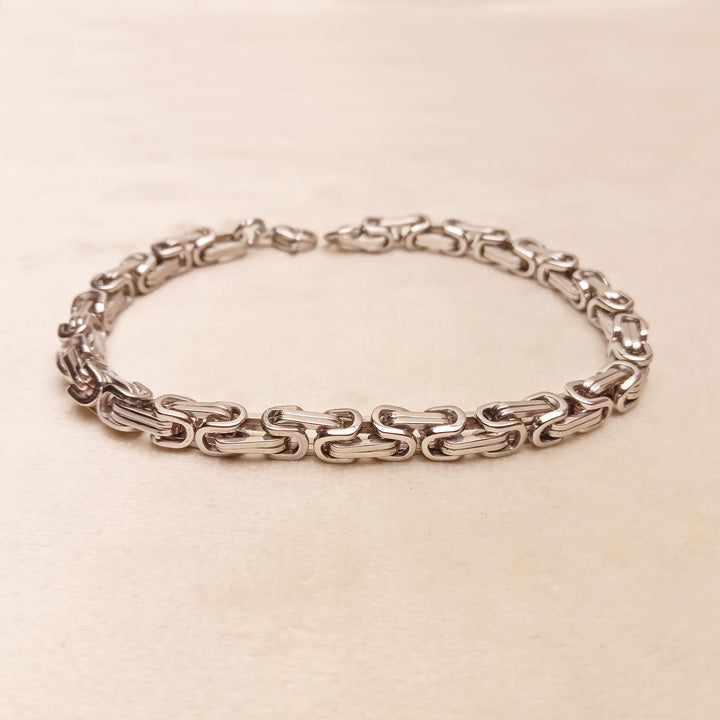 Silver Snake Gents Bracelet 0730