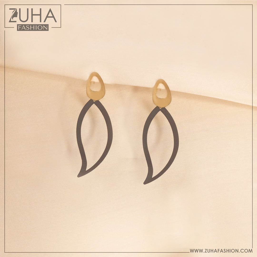 Funky Matter Black Earrings 0007