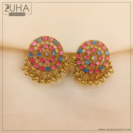Ethnic Style Multicolor Earrings 0255
