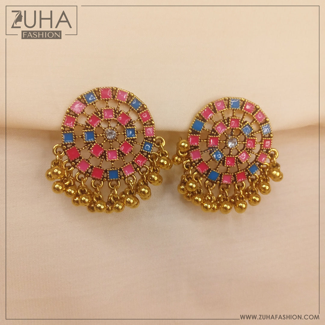 Ethnic Style Multicolor Earrings 0255