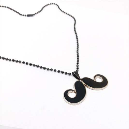 mens locket black