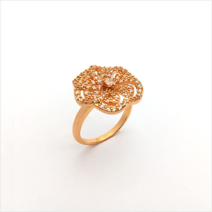 one carat champagne ring