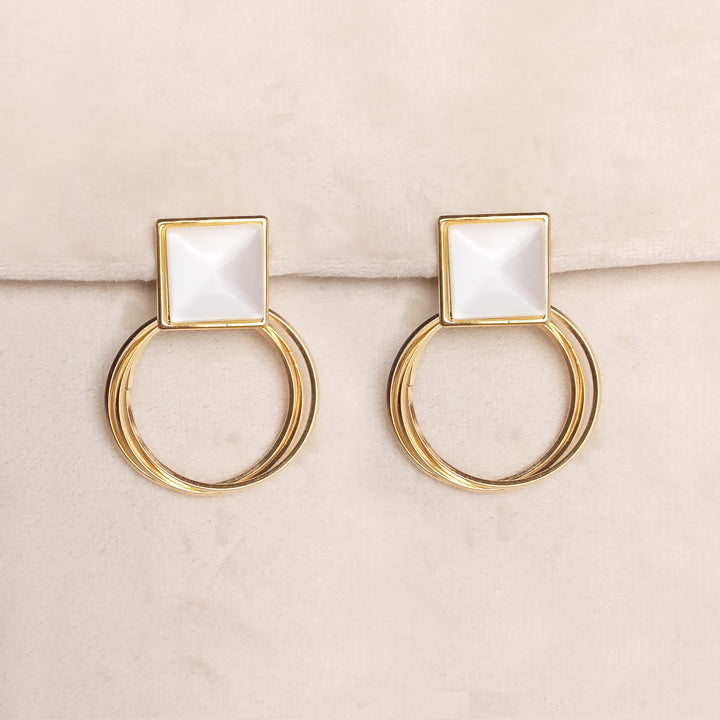 white earrings for girls