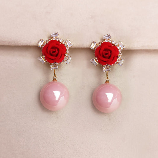 pearl earrings for girls