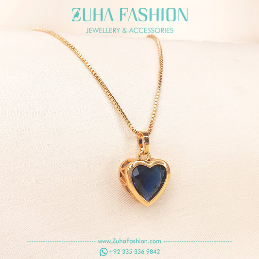 Blue Heart Locket for Girls 0979
