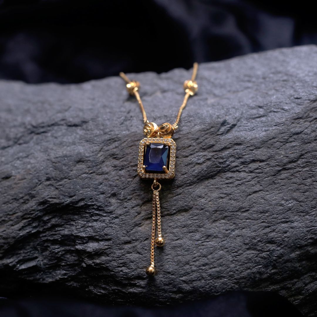 Royal Blue Pendant For Girls 1958