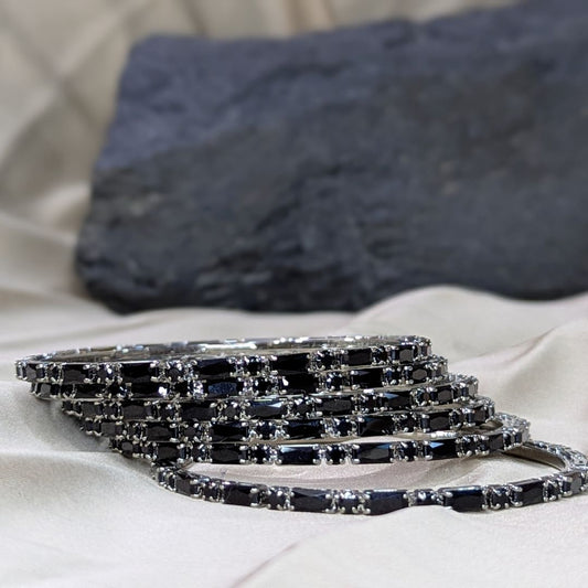 Zircon Black Bangle Set 1561