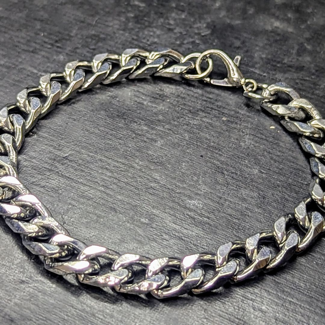 Silver Chain Gents Bracelet 0459