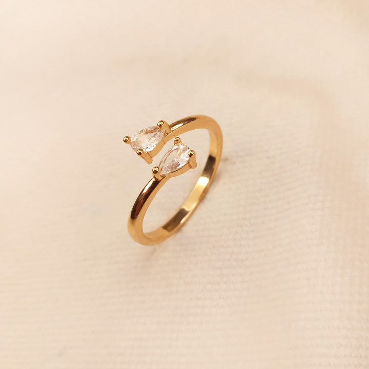 adjustable golden ring for girls