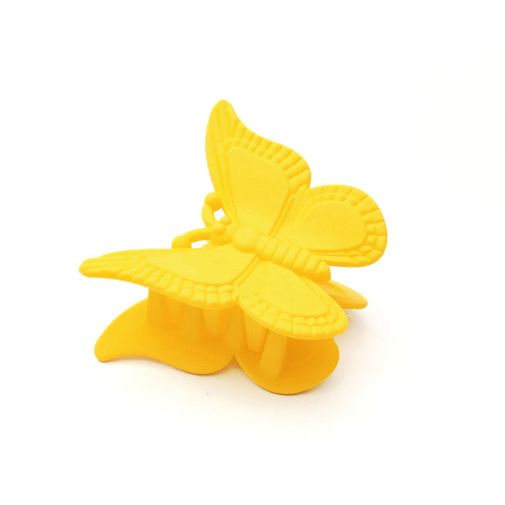 Large Butterfly Hair Catcher Matte Yellow 0813