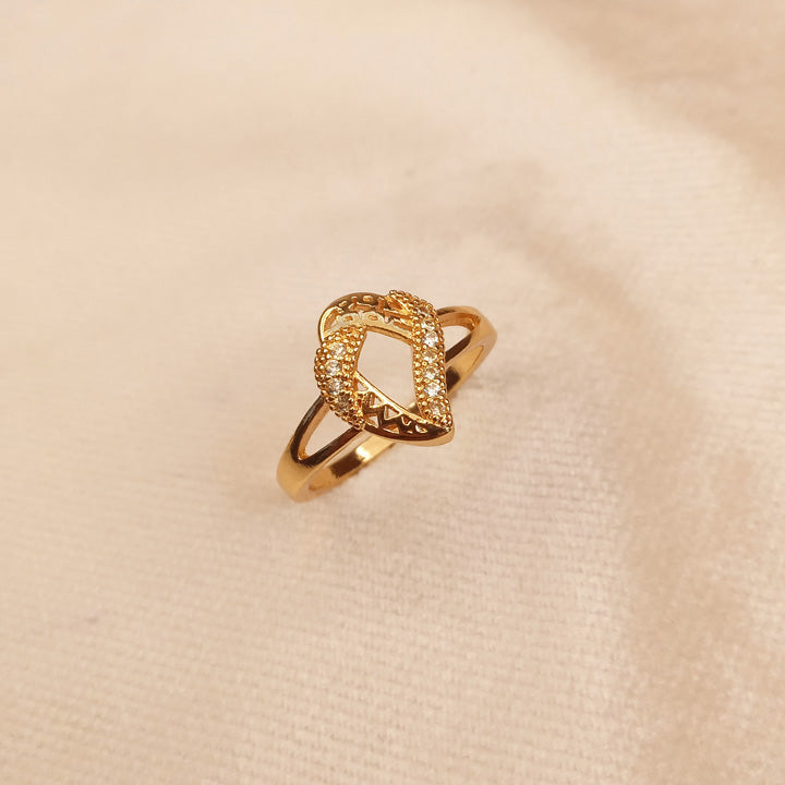 Gold Style Ring for Girls 0596