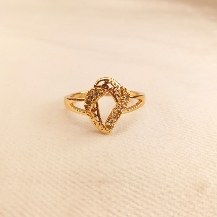 Gold Style Ring for Girls 0596