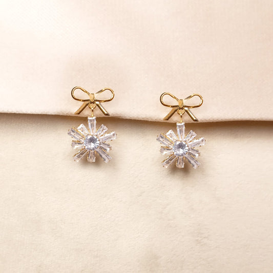 Crystal Tie Earrings 0687