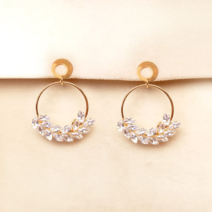 Glass Crystal Earrings 0676