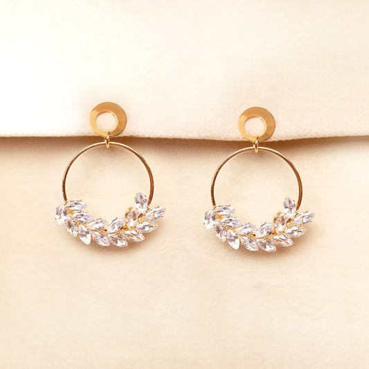Glass Crystal Earrings 0676