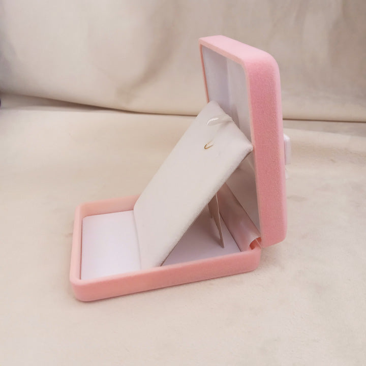 cute pink necklace box