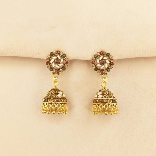 Multicolor Jumka Earrings 0652