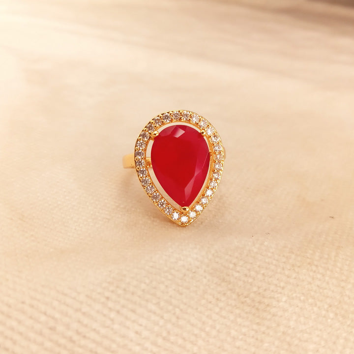 Elegant Red Ring 0611